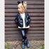 Trendy Girl PU Leather Jacket - Little Palace Store